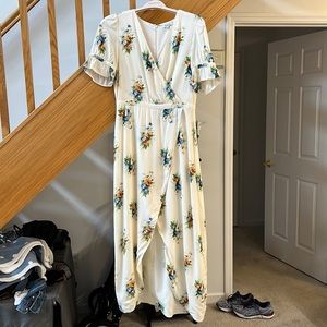 Madewell long dress size six